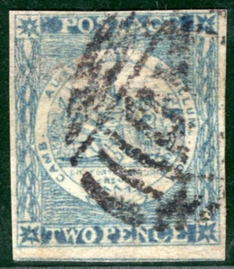 Australia States NSW QV Classic SG.23 2d (1850) SYDNEY VIEW Used c£325 PBLUE33 - Picture 1 of 6