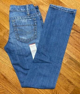 Aeropostale Womens Chelsea Bootcut Denim Jeans Low Rise 0R 1/2R 3/4R New - Picture 1 of 4