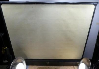 Antique BriteLite Portable Movie Slide Film Projection Screen With Wooden Box - Image 1 of 4
