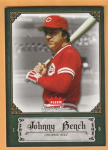 Johnny Bench Cincinnati Reds 2006 Greats of the Game #54 Salón de la fama 5C - Imagen 1 de 2
