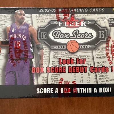 2002/03 Fleer Box Score Basketball Hobby Box (RARE) - Image 1 of 4