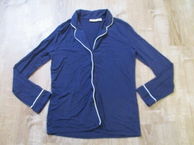 Nordstrom Lingerie Moonlight Nightshirt Sleepshirt Navy Blue Top Long sleeve S - Image 1 of 4