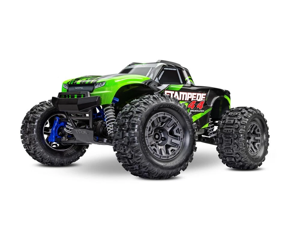 Traxxas 67154-4-GRN - Stampede BL-2S 1/10 4X4 Monster Truck RTR Green