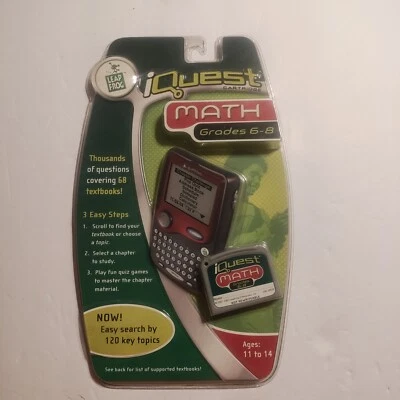 Leap Frog iQuest Math Grades 6-8 Cartridge - Image 1 of 2