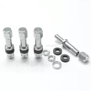 JDM metal valve stems 6mm 0.236" skinny bolt in high pressure tire 4 Pieces SSR - Picture 1 of 5