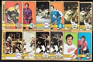 1972-73 OPC 72-73 O PEE CHEE NHL TARJETA DE HOCKEY + ERROR Y VARIACIÓN 1-209 VER LISTA - Imagen 1 de 479
