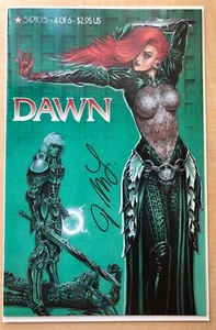 1996 Dawn #4 SIGNED AUTO Joseph Linsner CFD Comic Book RARE Sexy Sexual Erotic - Picture 1 of 4