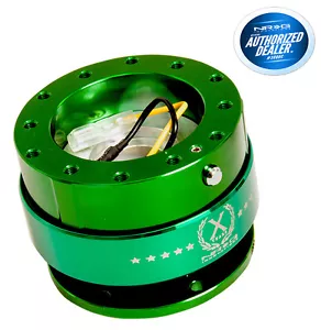 NRG STEERING WHEEL BALL LOCK QUICK RELEASE GEN 2.0 GREEN SRK-200GN - Bild 1 von 1
