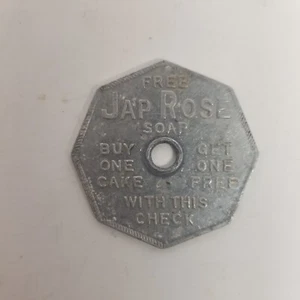 Vintage Jap Rose Soap Trade Token, Chicago, Illinois - Picture 1 of 4