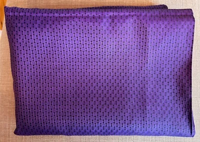 Granny's Quilt Box | Princess Fine Fabrics | Textured Purple | 3.5 yds| Lot #199 - Image 1 of 3