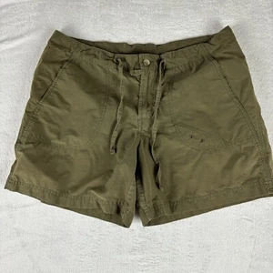 Pantalones cortos Columbia para mujer talla M verde oliva tiro alto bolsillos cortados cordón - Imagen 1 de 4