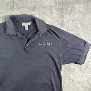 VTG Visions Resortwear Chicago Polo Shirt Embroidered Short Sleeve XXL - Picture 1 of 8