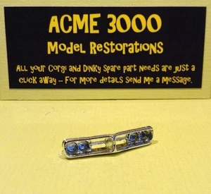 Corgi 343 Pontiac Firebird Reproduction Chrome Front Grille - Picture 1 of 2