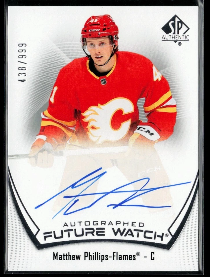 2021-22 SP Authentic #123 Matthew Phillips RC 438/999 - Image 1 of 2