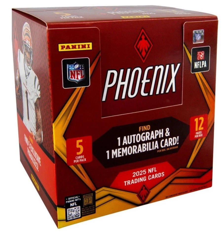 2025 Panini Phoenix Football Trading Cards Hobby Preferred Box Brand New QTY