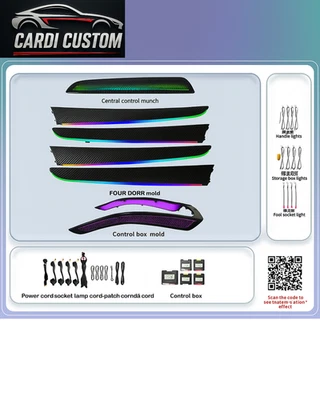 Audi A4 B8 2009-2016 18 Lights Ambient Colorful Atmosphere Lights - Image 1 of 4