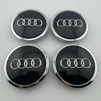 Juego de 4 tapas centrales cubiertas Audi A3 A4 A5 A6 A7 A8 Q3 Q5 SQ5 Q8 4B0601170A 68mm Foto 1 de 4