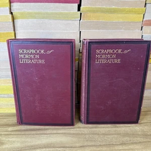Scrapbook of Mormon Literature, 2 Volume Set Vintage Hardcover LDS READ - Picture 1 of 15