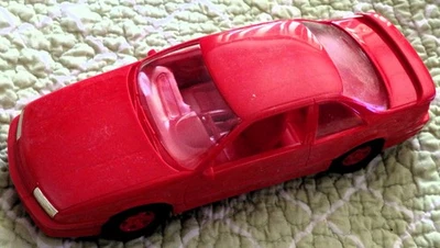 1991 Chevy Beretta GTZ Bright Red Pomo ERTL Model Car - Image 1 of 3