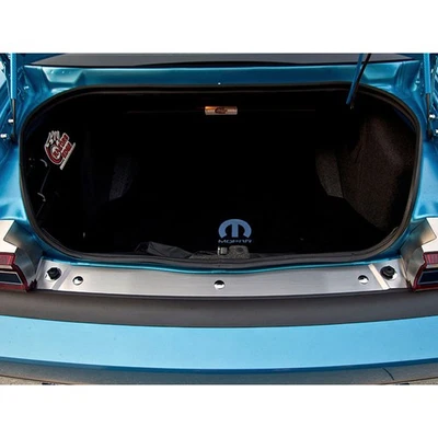 Forro de maletero para Dodge Challenger SRT8 2008-2014 [acero inoxidable/cepillado] Foto 1 de 4