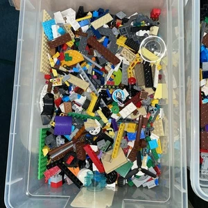 LEGO Bulk Lot 11 lb Random Building Parts bricks plates wheels cars pieces Lot G - Picture 1 of 4