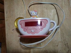 Vintage Hello Kitty Radiowecker funktioniert Teetasse - Bild 1 von 5