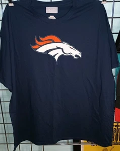 Denver Broncos NFL T Shirt Navy Men's Size 3X NWT Team Apparel READ DESCRIPTION  - Picture 1 of 11