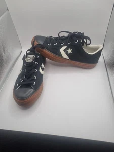 Converse Star Player 76 Ox Black White Vintage - Size 6.5 - Picture 1 of 9
