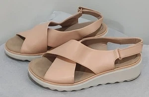 Clarks Collection ultimativer Komfort Jillian Blush Fersenriemen-Sandale Damen 9,5 - Bild 1 von 8