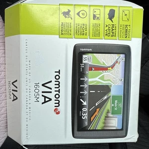 TomTom VIA 1605TM Coche Portátil GPS 6” Mapas/Tráfico de por Vida + Caja - Imagen 1 de 18