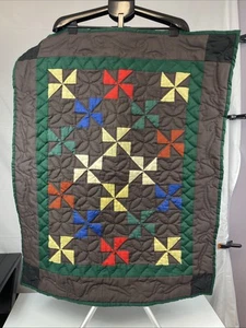 Homemade vintage quilt, Handmade 36"x30" - Picture 1 of 10