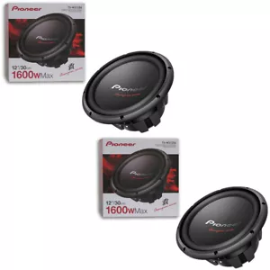2 x Pioneer TS-W312D4 12" 12 inch Dual Voice Coil 4 ohm Car Component Subwoofer - Picture 1 of 4
