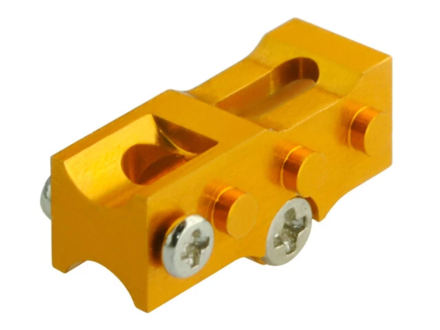 Montaje de pluma trasera Microheli Alum 2 mm DORADO para hoja MH-NCPX005X NCPX / Nano Cpx Foto 1 de 1