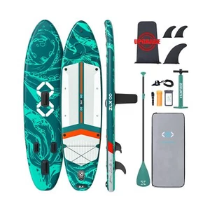 ZLX Super Wide 11'6" x 35" Inflatable Stand Up Paddle Board with Hand Pump fo... - Picture 1 of 7