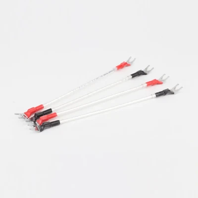 4x OCC cavo ponte placcato argento jumper cavo altoparlante audio vanga Y spina a banana - Immagine 1 di 4