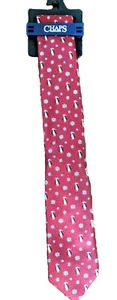 NWT Chaps Penquin Christmas Holiday Tie - Picture 1 of 3