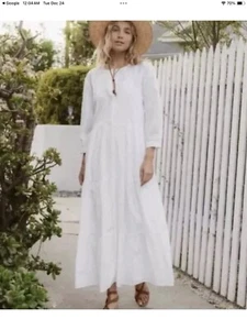 Abito a strati Jenni Kayne bianco James, M, usato in ottime condizioni - Foto 1 di 6