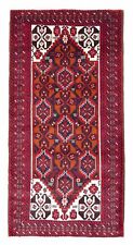 Traditional Vintage Hand-Knotted Carpet 3'5" x 6'4" Wool Area Rug
