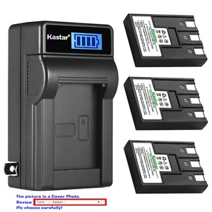 Kastar Battery LCD Wall Charger for NB-3LH Canon PowerShot SD40 SD500 SD550 A80 - Picture 1 of 11