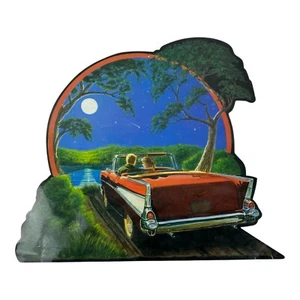 Vintage Classic Car Dream Angel 2-sided Ceiling Hanging Decor. Convertible Bel-A - Picture 1 of 9