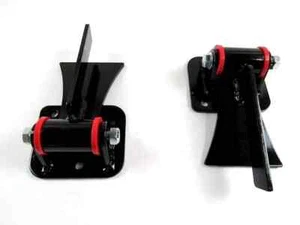 Universal Big Block Ford 429 460 Weld in Motor Mount Set Black E49052 - Picture 1 of 1