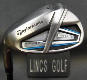 Left Handed Taylormade Sim Max OS Sand Wedge Regular Graphite Shaft Lamkin Grip - Picture 1 of 5