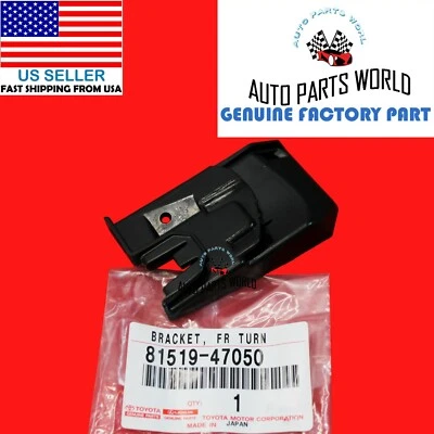 SOPORTE LUZ INTERMITENTE DELANTERO INFERIOR DERECHO ORIGINAL TOYOTA PRIUS 81519-47050 Foto 1 de 2