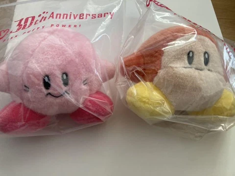 Kirby's Dream Land 30th Anniversary Classic Plush Doll Kirby&Waddle Dee SET JP Cover