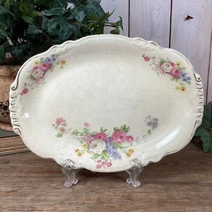 Vintage Stained Homer Laughlin Virginia Rose, South of France 10.5” Platter - Picture 1 of 11