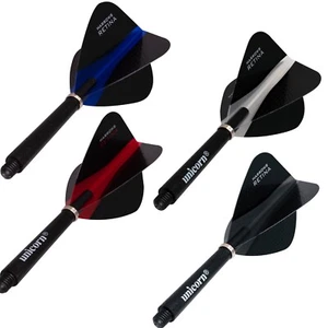 Unicorn Gripper 3 Dart Stems Shafts + Harrows Retina Kite Dart Flights Combo - Picture 1 of 5