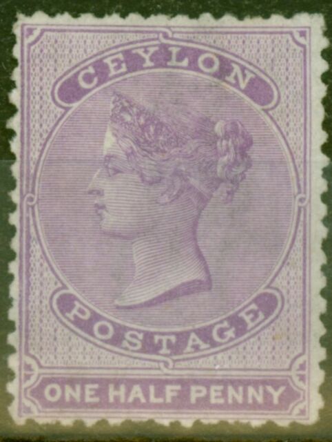 Ceylan 1864 1/2d Rougeâtre Violet SG48b Fin & Frais Inutilisé