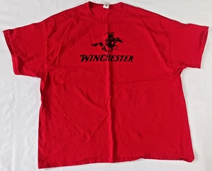 Camiseta Winchester Rifle Logo Para Hombre Talla: 3XL Roja Gráfica Gildan Ultra Tag - Imagen 1 de 5