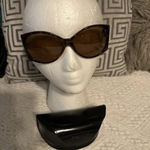 Vintage FENDI Oversized Bronze Tortoise Brown Gradient Women's Sunglasses Rare - Picture 1 of 24