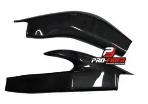 02-05 CARBON SWINGARM SWING ARM COVERS PROTECTORS APRILIA RSV1000 RSV 1000 - Picture 1 of 3